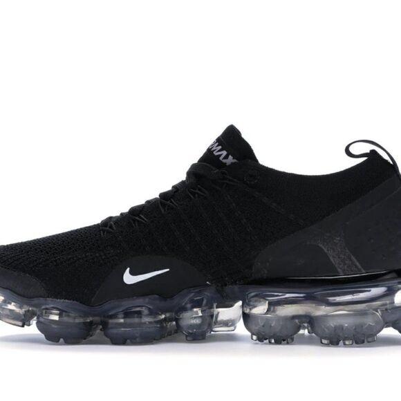 NIKE VaporMax 2 Black White Womens 8 US 942843-001 39 EUR RARE MODEL - Picture 4 of 8